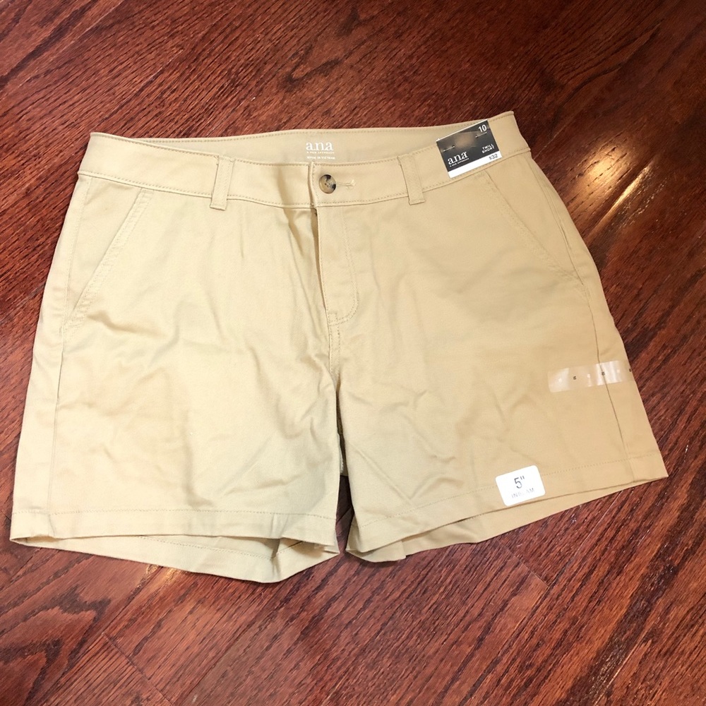 a.n.a. twill shorts